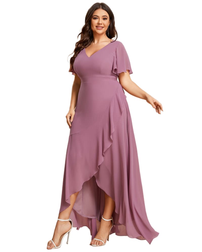 Plus size plum bridesmaid dresses hotsell
